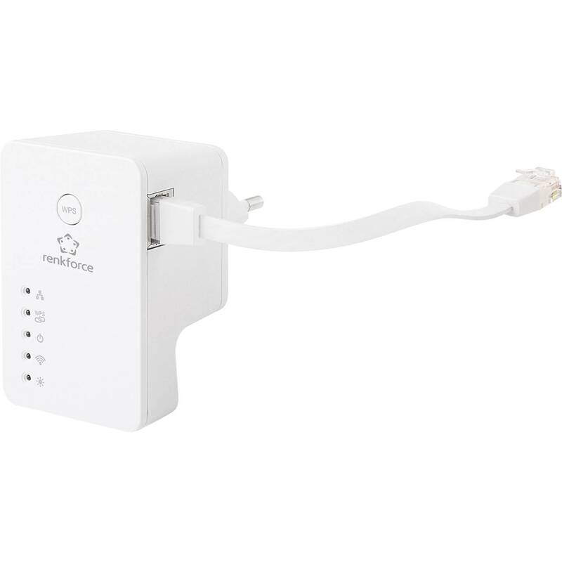 Renkforce WLAN Access-Point RF-AP-N300Mini 300 MBit/s 2.4 GHz Netzwerkgerät 1 - 4016139333694