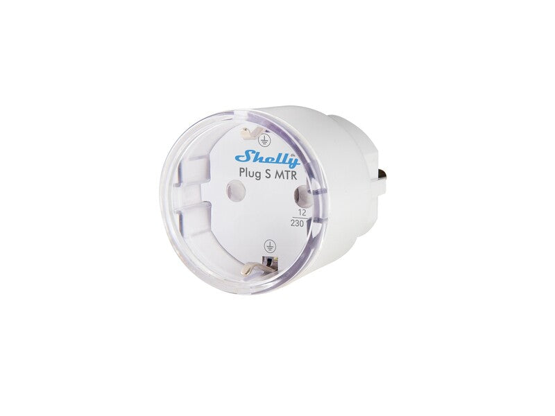 Shelly Smart-Stecker Plug S Gen3 WLAN Repeater Nachtmodus Weiß LED Gateway - 3800235261842