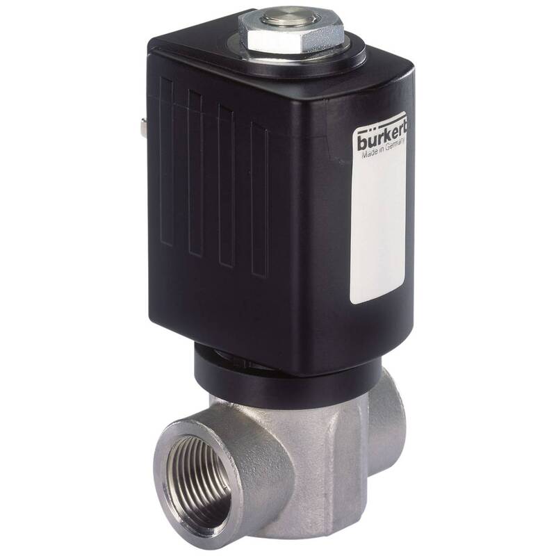 Solenoid Valve G1/2' NC Stainless Steel FKM 0-1.2bar/17psi 24VAC 6027 178288 - 4053913013861