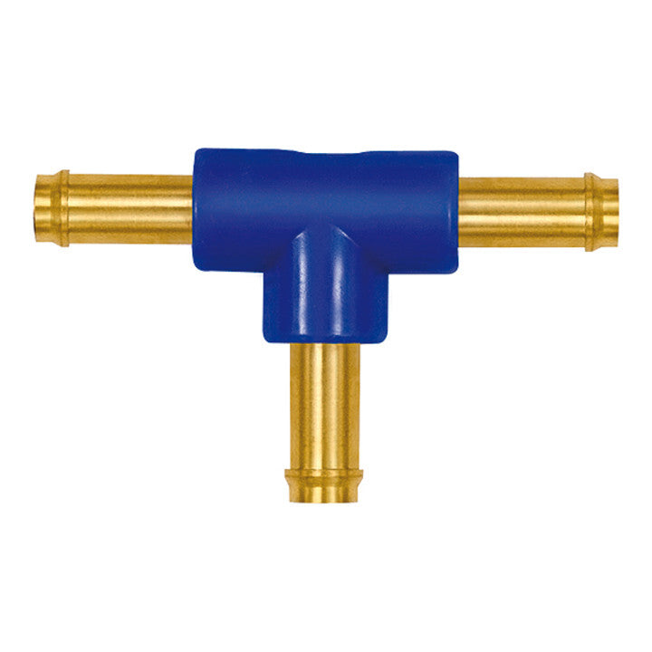 Riegler T Schlauchverbinder Anschluss T Verbindungsstutzen Messing 13 mm 4 STÜCK - 4047322487474
