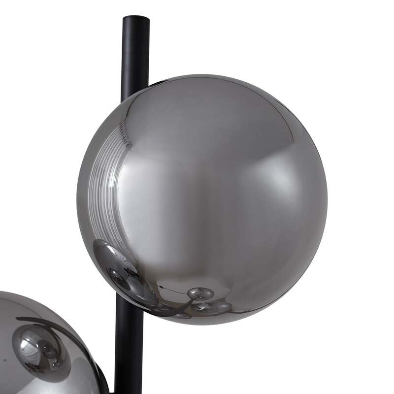 Lindby Stehleuchte Lampe Orbelia Standleuchte Glas schwarz LED SIEHE TEXT/FOTO - 4255830902888