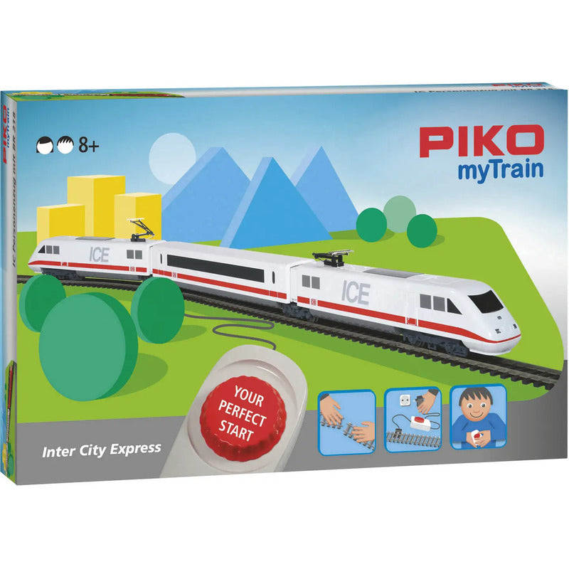 Piko H0 myTrain Start-Set ICE der DB Modelleisenbahn Zug Spielzeug ab 8 Jahren - 4015615570943