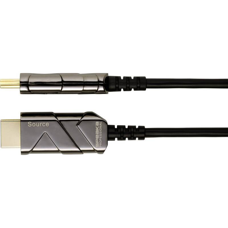 SpeaKa Professional 10m HDMI Kabel 8K UHD HDMI-A Stecker Schwarz SP-8821984 - 4064161015460
