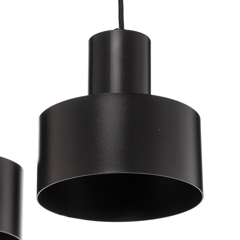 Euluna Hängeleuchte Rif 4 Pendelleuchte Deckenlampe linear 4-flammig E27 schwarz - 5907554415081