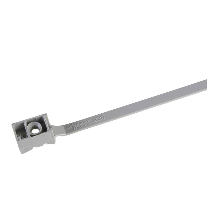 Schneider Electric Rohrschelle Mureva FIX 100 Stück für Leitungen Ø16-32mm grau - 33295150479303