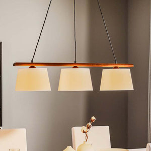B-Ware Euluna Hängeleuchte Sweden Hängeleuchte Lampe Dreiflammig E27 Nussbaum Eiche361