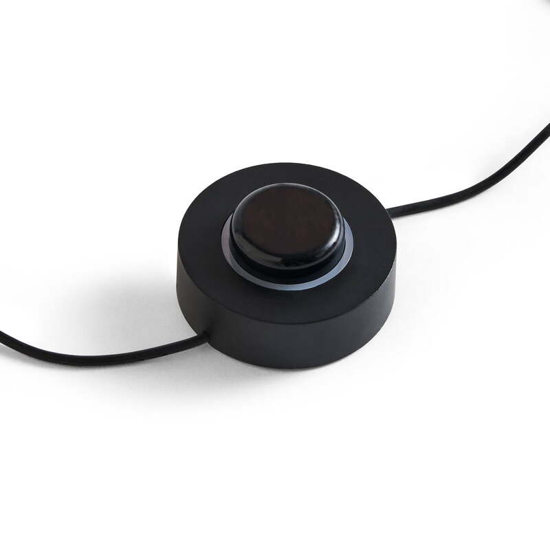 HAY Matin Stehleuchte Lampe LED gelb Baumwollschirm Messinggestell DEFEKTWARE - 5710441312932