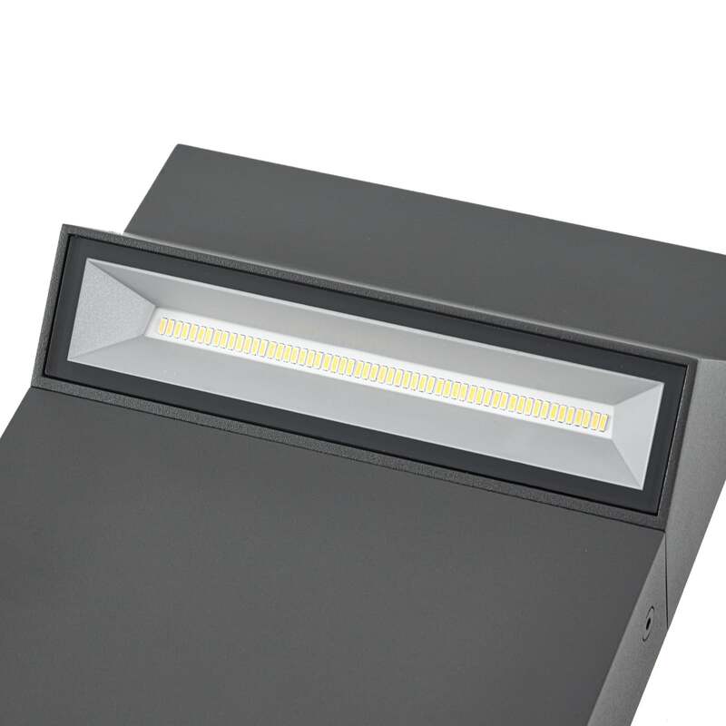 Arcchio Wegeleuchte Gartenleuchte Vonar LED anthrazit 50cm Höhe 7,8W IP65 1405lm - 4255830910142