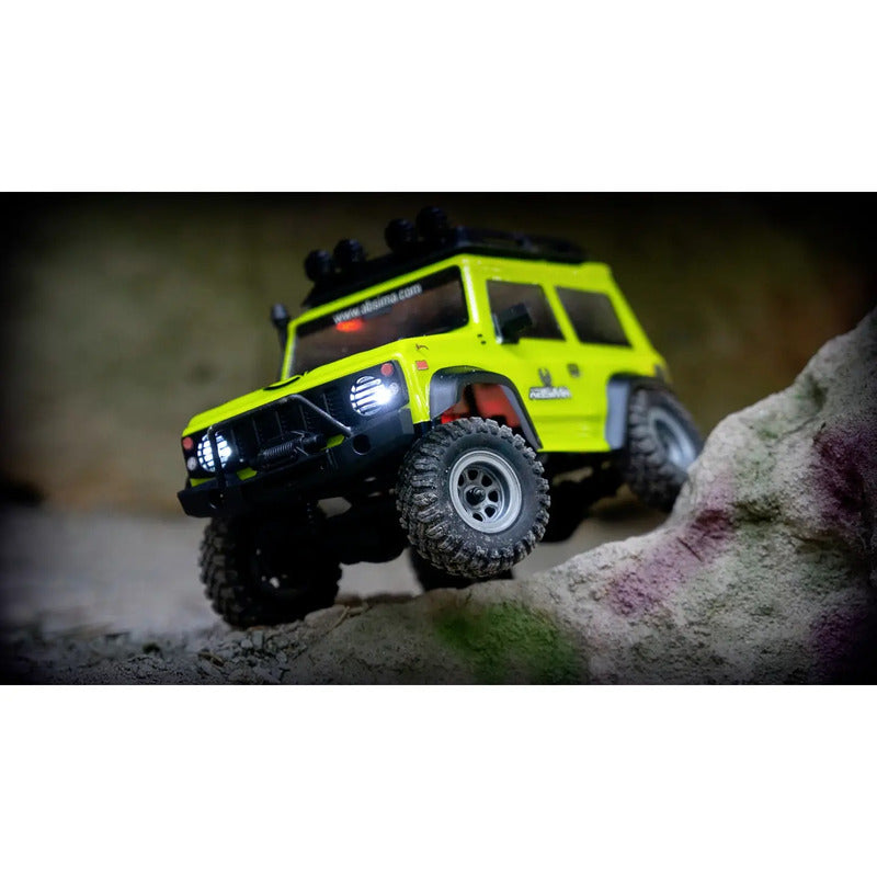 Absima 1:24 Micro Crawler Jimny Yellow 4WD RTR RC Modellauto 45 Min Fahrzeit - 4250650954161