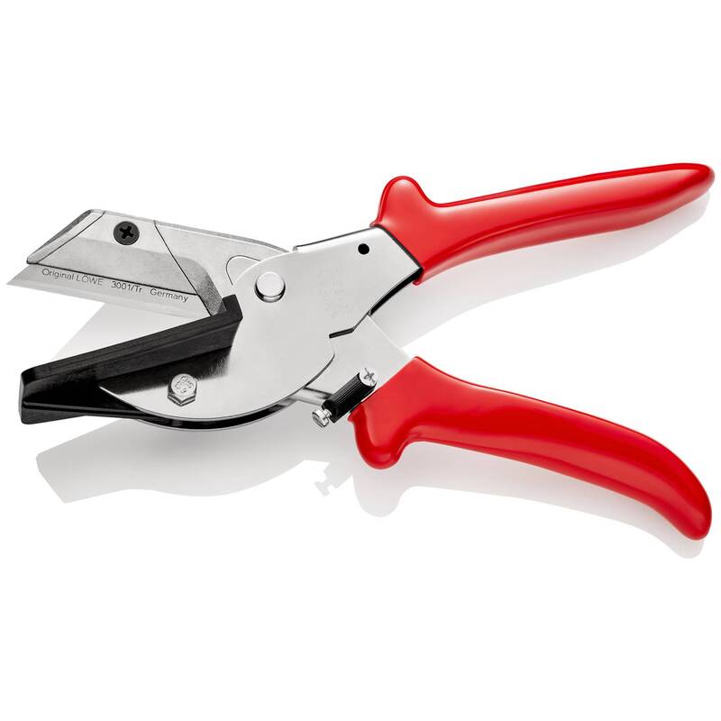 KNIPEX Kabelschneider Cutter Flachbandkabel Kunststoffhüllen verchromt 215 mm - 4003773046011
