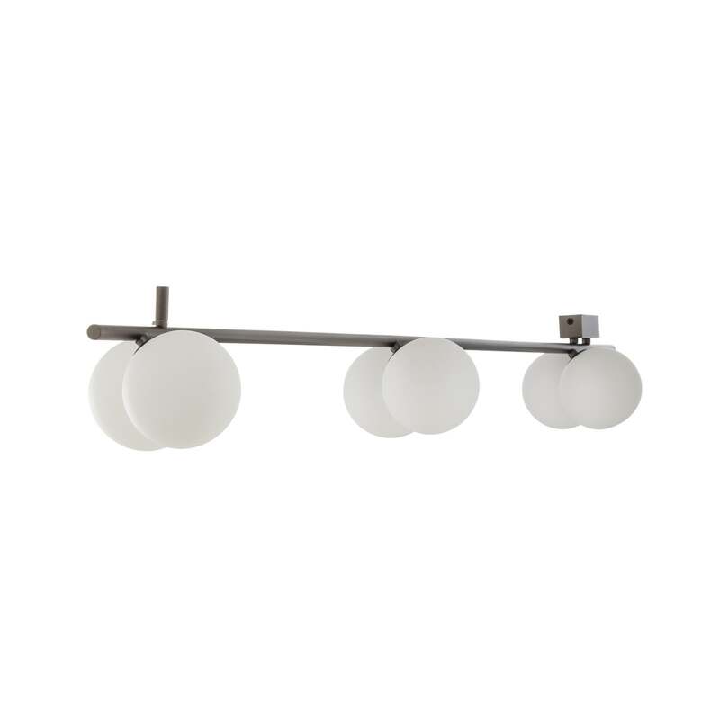 Deckenleuchte Imelo 6-flammig LED dimmbar braun Glas 200cm Leuchte Lampe - 5906135113323