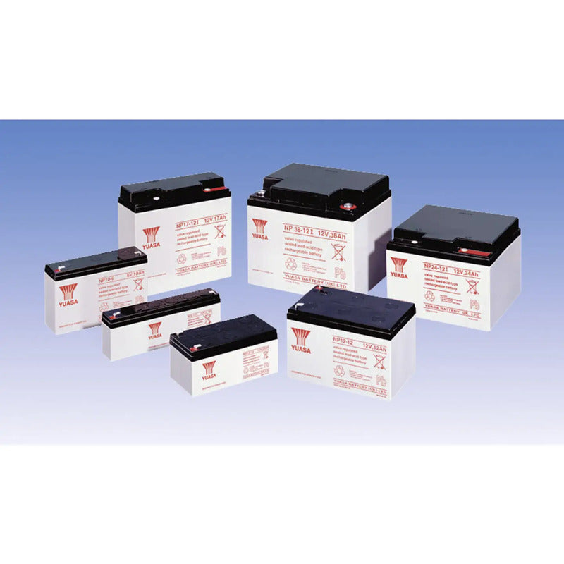 YUASA Bleiakku NP24-12 12V 24Ah AGM wartungsfrei M5-Schraubanschluss 8920g - 4016138323702
