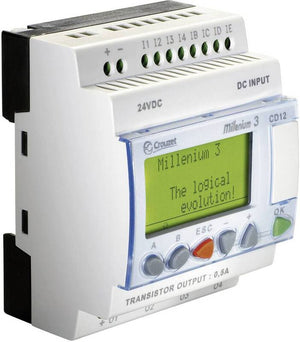 B-Ware Crouzet Millenium 3 CD12 24 V/DC SPS-Steuerungsmodul Steuerungsmodul Modul H90mm