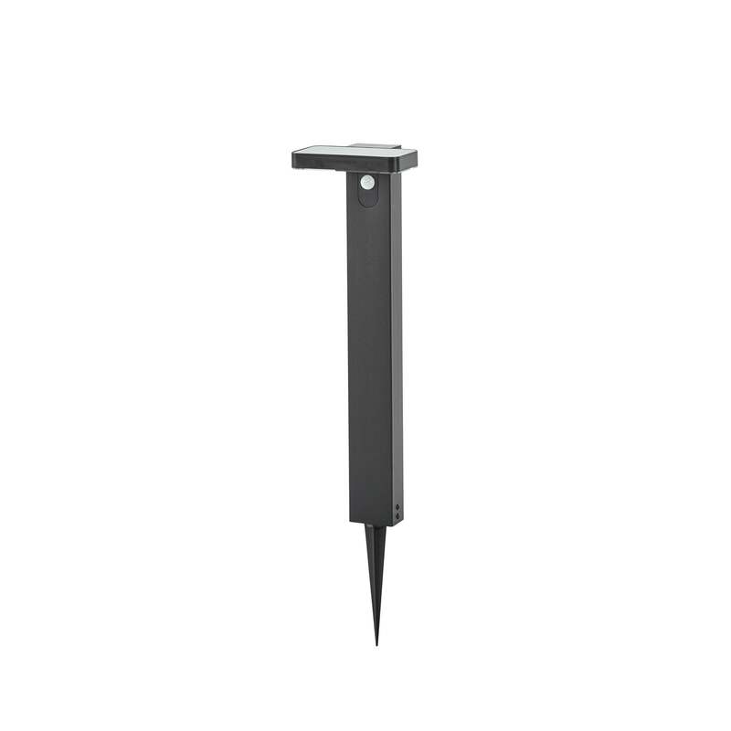 Prios Wegeleuchte Gartenlampe LED Solarleuchte Sensor Tarlson schwarz 78,5 cm - 4255830907395