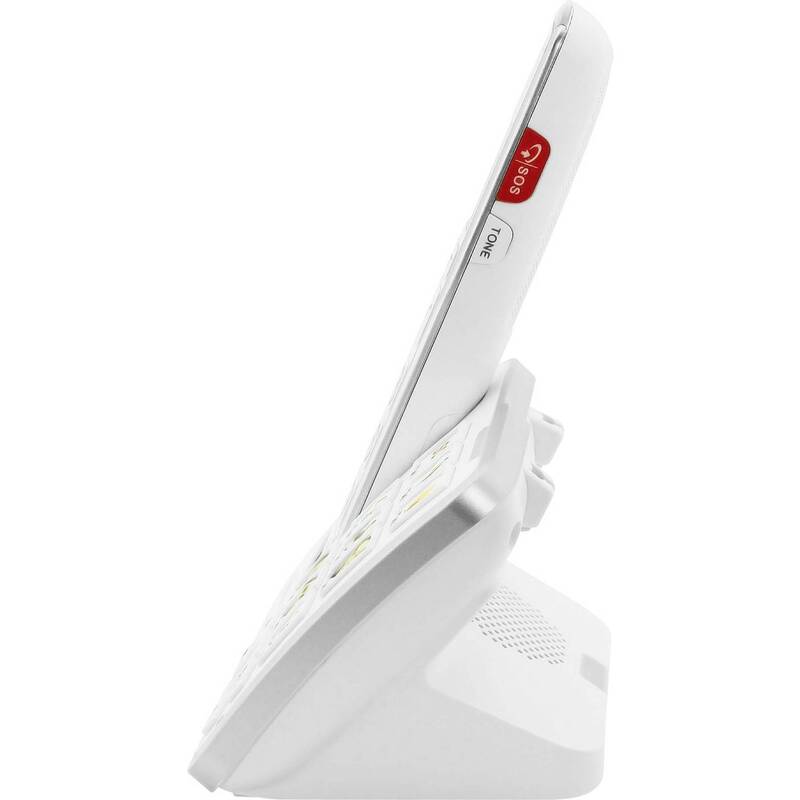 Geemarc AMPLIDECT 595 PHOTO Schnurloses Seniorentelefon Anrufbeantworter Weiß - 3521350009026