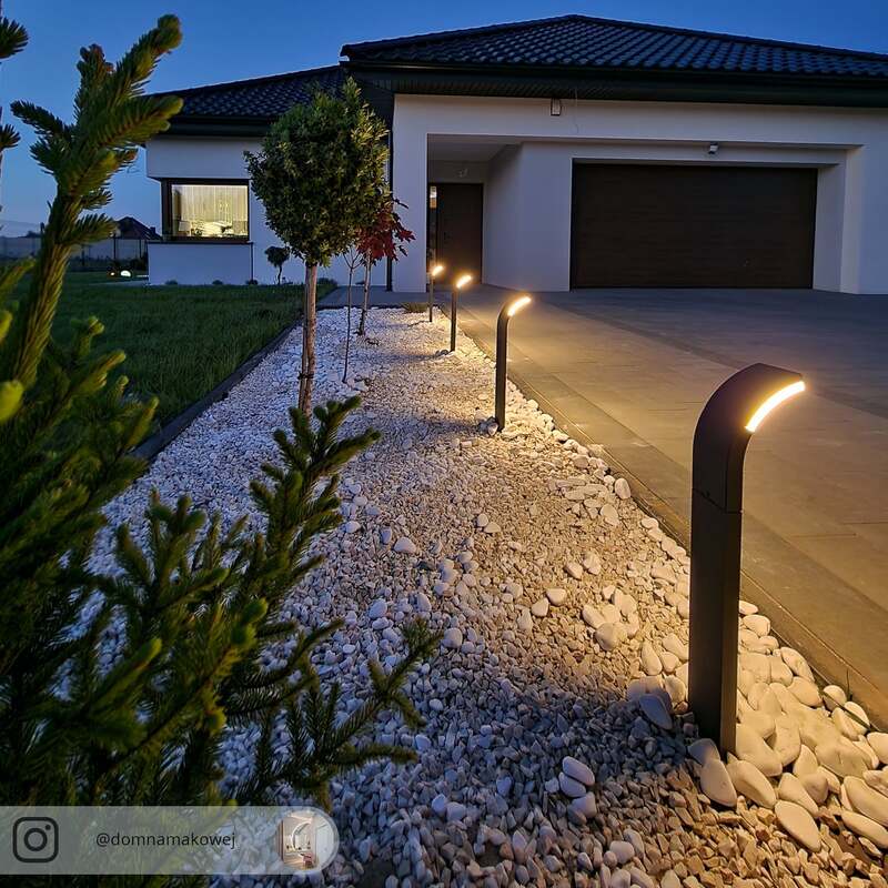 Lucande Wegeleuchte Gartenlampe Timm LED Pollerleuchte anthrazit 60cm IP54 440lm - 6291106557176