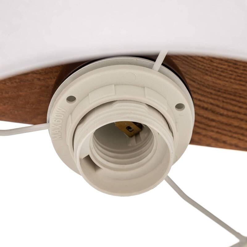 Euluna Hängeleuchte Sweden Hängeleuchte Lampe dreiflammig E27 nussbaum eiche - 5907687435185