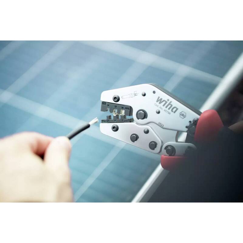 Wiha Crimpzange Photovoltaik-Verbinder MC4 45796 2,5 bis 6 mm² Handwerkzeug 680g - 4010995457969