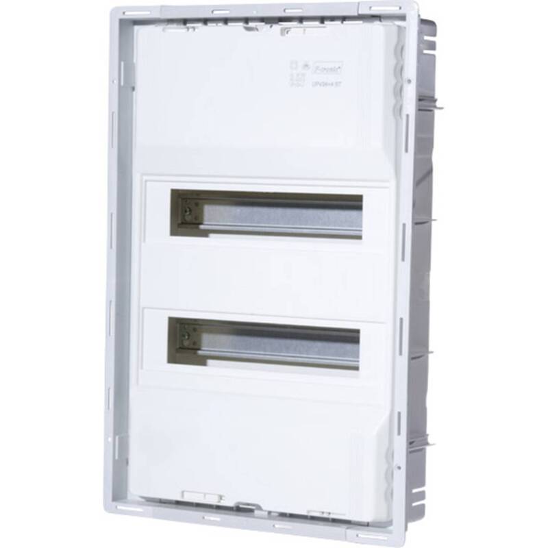 F-Tronic Verteilerschrank Unterputz 28 Teilungen 2 Reihen grau 365x525mm 1 St. - 4034338902022