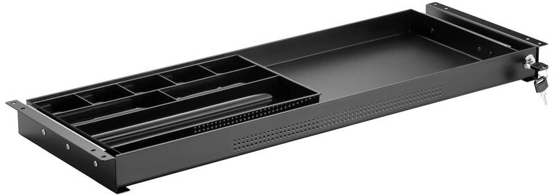 SpeaKa Professional SP-10938492 Untertisch-Schublade 740 x 449 mm abschließbar - 4064161240541
