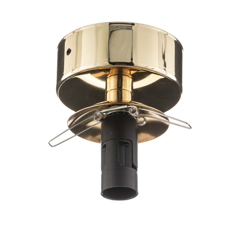 Deckenleuchte Fatis Opalglas Messing einflammig dimmbar 17cm 12cm E14 - 5902553218435