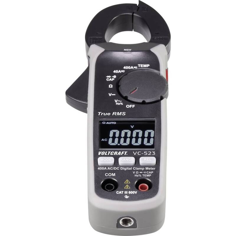 Voltcraft Stromzange VC-523 digitale Messzange 400A CAT III 600V True RMS - 4053199547463