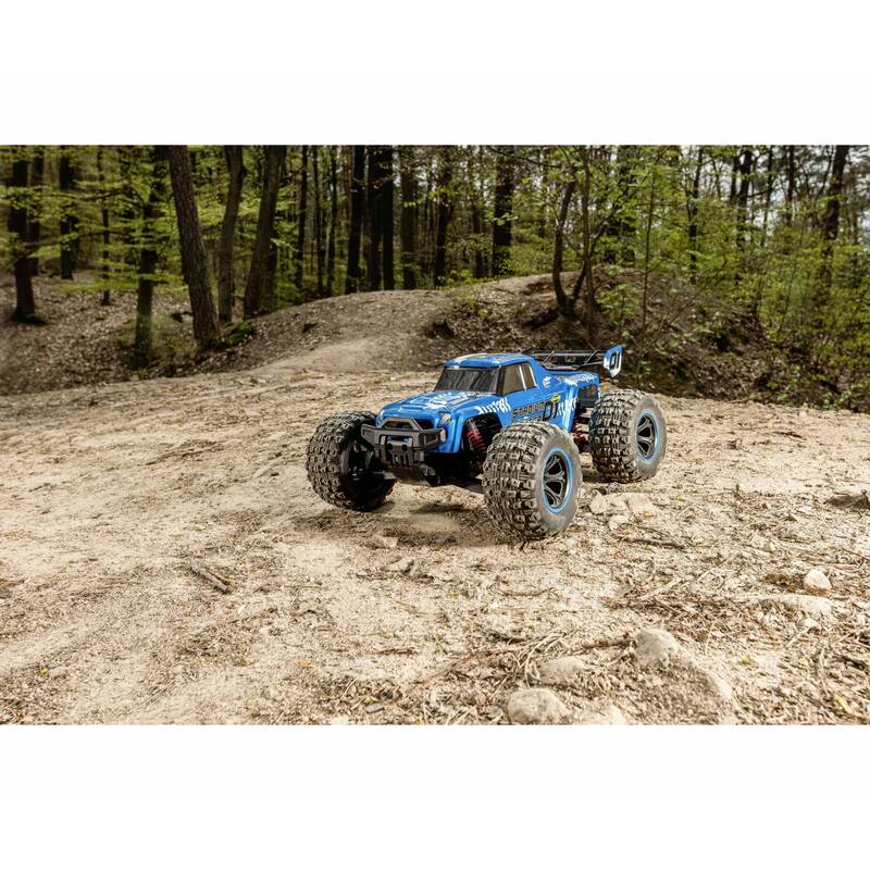 1:10 XS Stadium Fighter RTR blau Carson Modellsport Truggy 4WD 40 km/h - 4005299013201