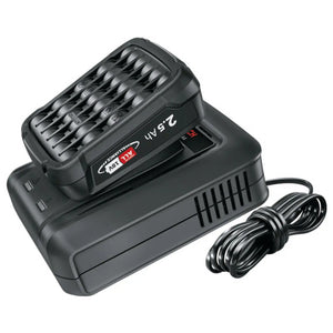 B-Ware Bosch 1600A031T4 Werkzeug-Akku 18V 2.5Ah mit Ladegerät wiederaufladbar