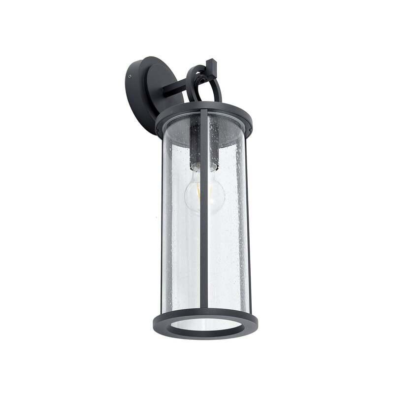 Lucande Außenwandleuchte Emmeline 45cm graphit matt dimmbar IP54 E27 - 4251911799026