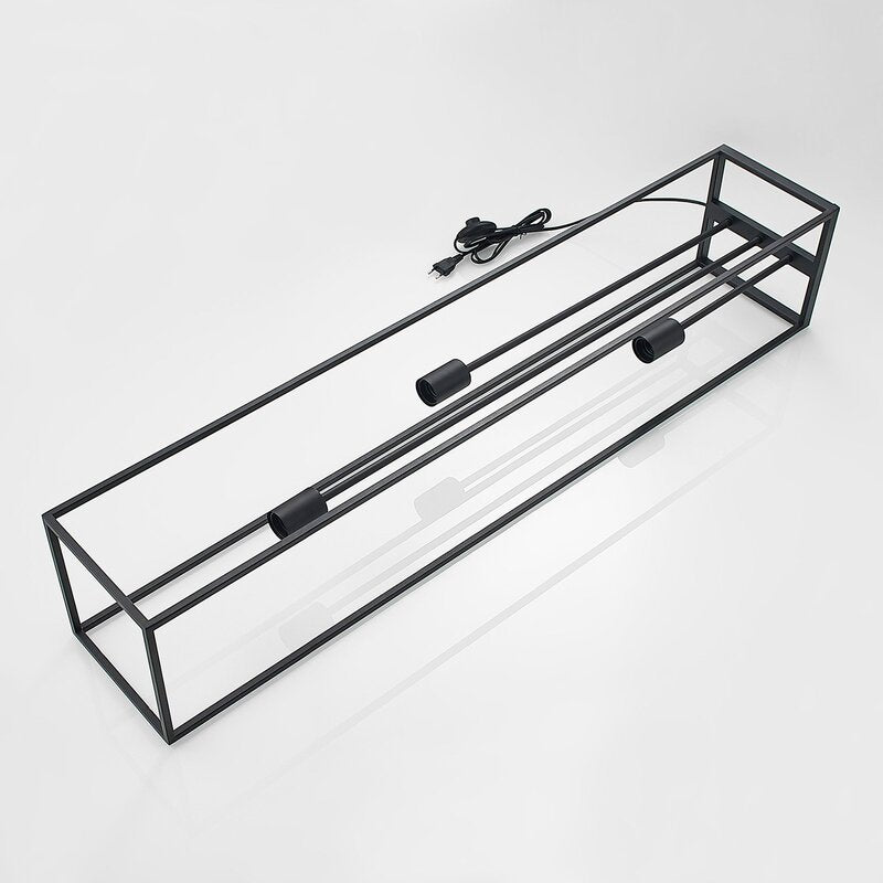 Lindby Krisha Stehlampe Stehleuchte Standlampe Leuchte schwarz Stahl 3-flammig - 4251096598414