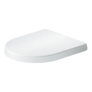 B-Ware Duravit WC-Sitz D-förmig Duroplast Absenkautomatik weiß 457x373x49mm Design