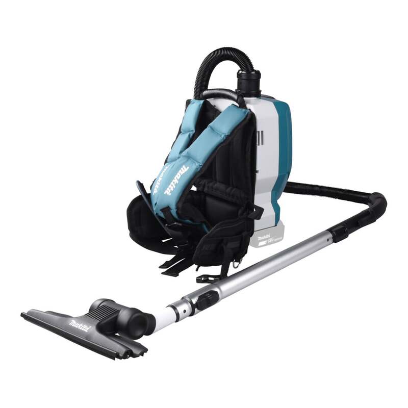 Makita Akku-Rucksackstaubsauger DVC261ZX15 2x18V Sauger HEPA Filter blau - 0088381870016