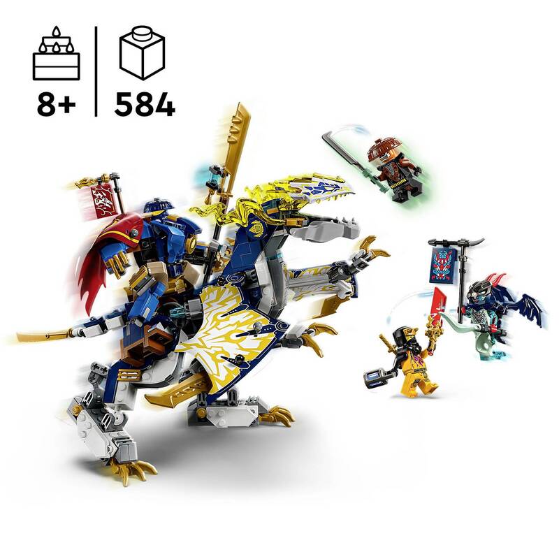 LEGO NINJAGO Spielzeugmech Roboter Drache Rogues Mech Drachenreiter Ninja Set - 5702017929194