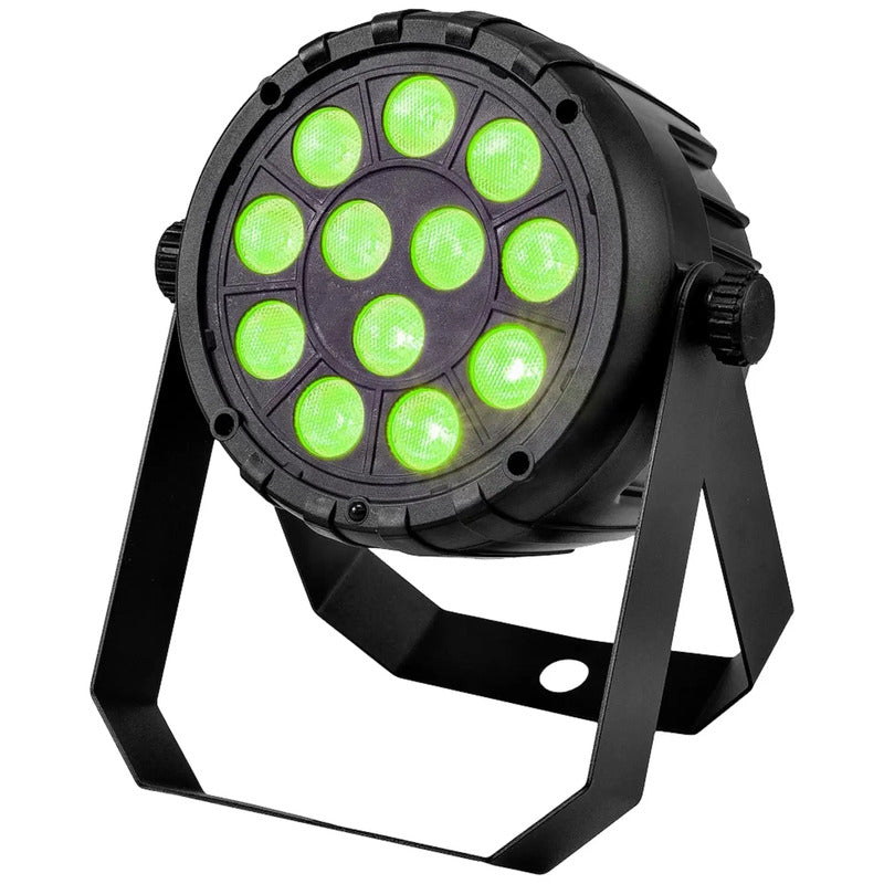 EUROLITE LED PARty Spot Silent RGB/WW 12x5W DMX Scheinwerfer Schwarz 17W - 4026397722802