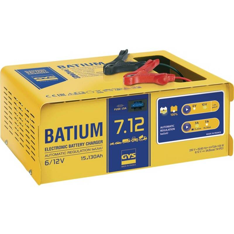 GYS Kfz-Ladegerät Batterieladegerät Ladegerät 12V 6V Erhaltungsladung Werkstatt - 3154020024496