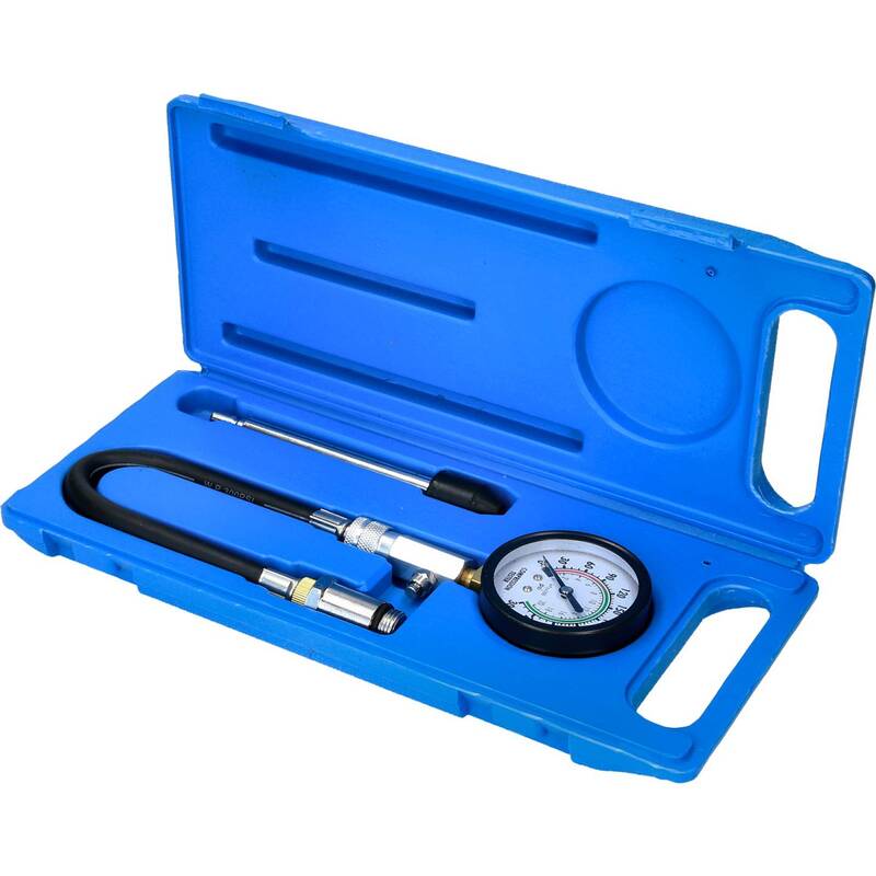 Brilliant Tools Kompressionstester Satz Kompressionsprüfer Benzin Motor Set 2tlg - 4042146779521