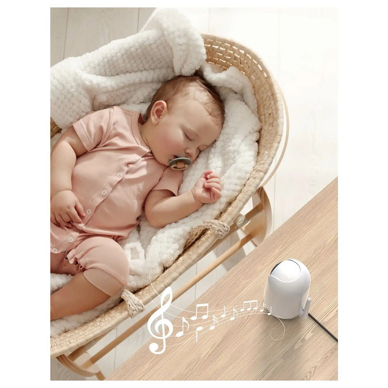 Momcozy Babyphone Babymonitor mit Kamera BM007-WH12BA-A Full HD 5 Zoll weiß - 0647168301732