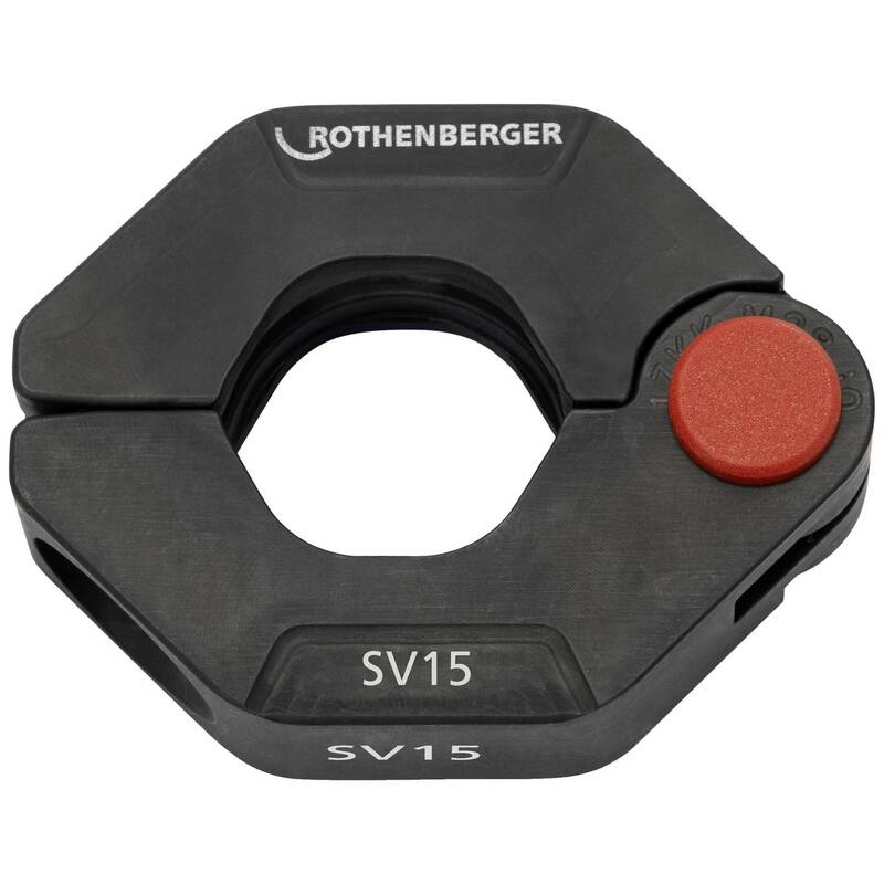 Rothenberger Pressring Zange SV15 Verbindung Rohrleitungssystem Spezialstahl - 4004625545898