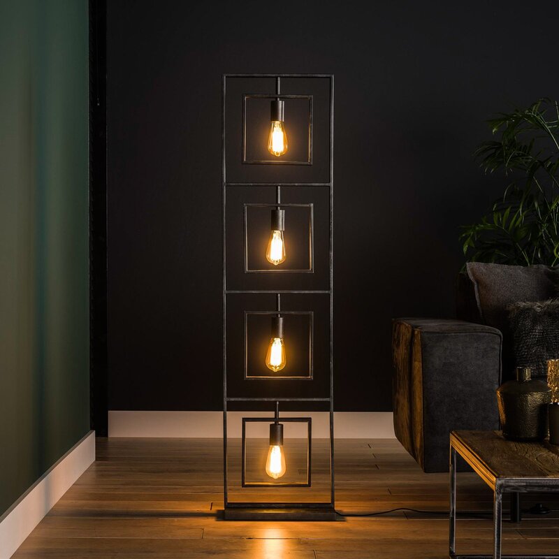 Stehleuchte Nestoy Stehlampe Lampe Leuchte Leselampe 4-flammig LED E27 - 8713244083426