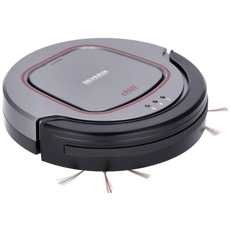 Severin Saugroboter Chill Grau Rot Schwarz extra leise Staubsauger Sauger - 4008146016400