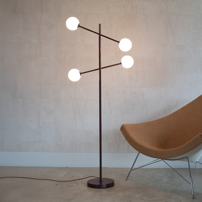IT'S ABOUT ROMI Stehlampe Copenhagen LED drehbar dimmbar dunkelrot 165cm Höhe - 8716248097482