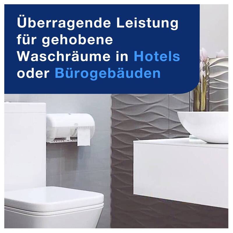 TORK Toilettenpapier T4-System 3-lagig weich 72 Rollen hochweiß Tissue 110316 - 7310791114811