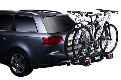 Thule Fahrradträger PKW 920 Euroway G2 Silber klappbar 2 Fahrräder 13-polig - 7313020067032