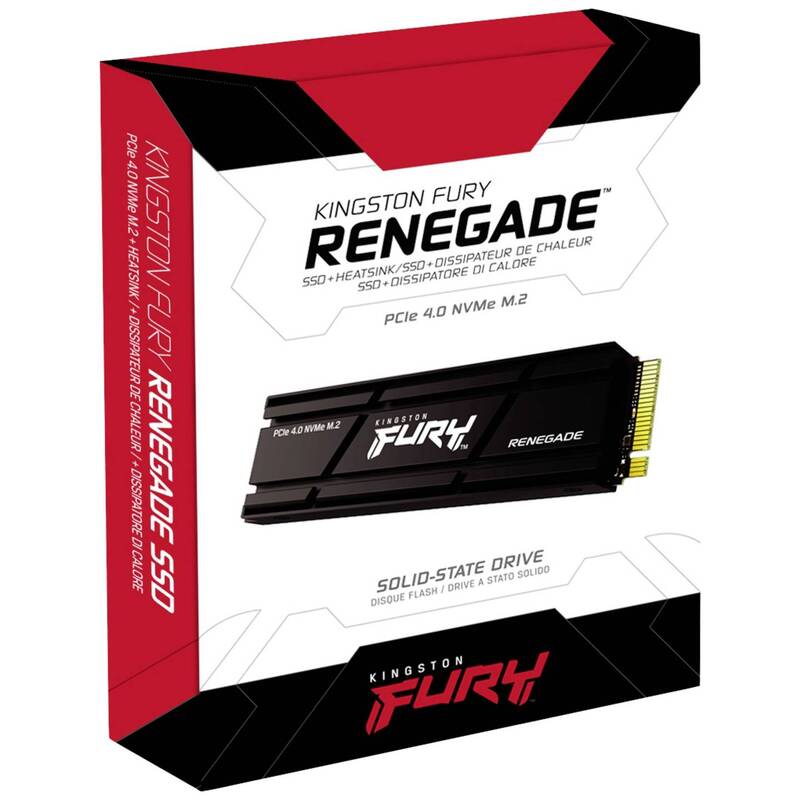 Kingston FURY Renegade SSD 1 TB M.2 PCIe 4.0 x4 NVMe interne Speicherlösung - 0740617331073