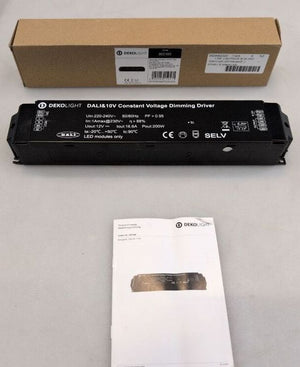 B-Ware Deko Light LED Trafo Konstantspannung 12V 16,7A 200W IP20 schwarz 310x60x45mm