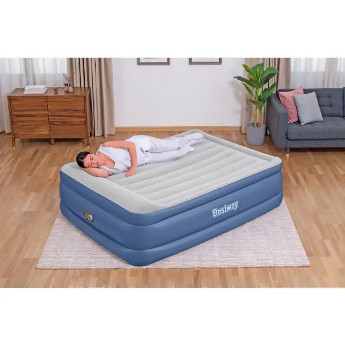 Bestway Doppelluftbett TriTech mit Elektropumpe 203x152cm für 2 Personen 300kg - 6941607329719