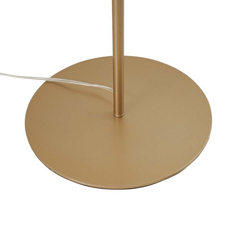 Lucande Stehleuchte Isandro LED Stehlampe Lampe 4-flg gold matt weiß 160cm - 4255830903205
