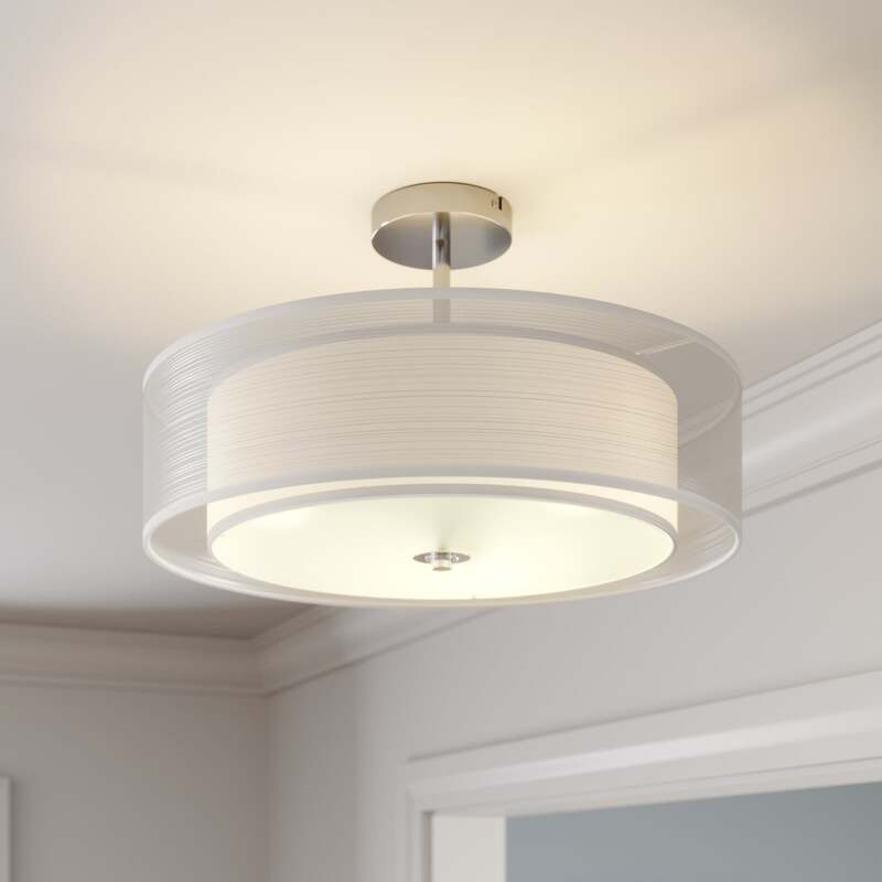 Lindby Deckenleuchte Pikka LED Lampe Leuchte dimmbar weiß Ø50cm 3-flammig - 6291106558555