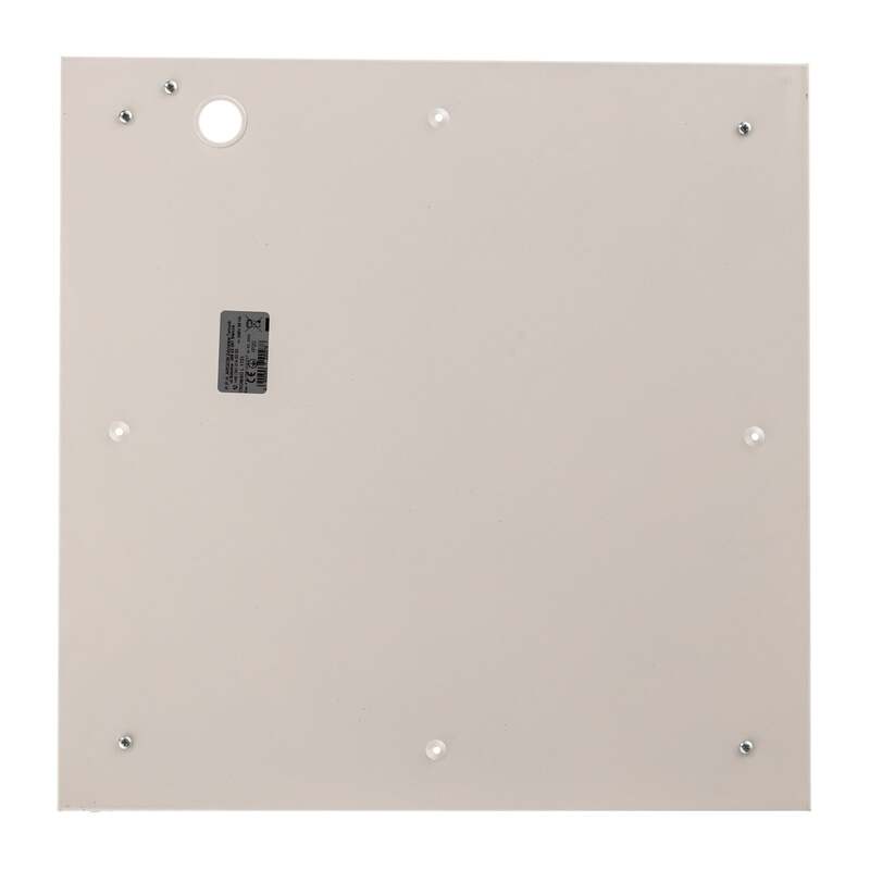 Deckenleuchte Tromsö walnuss 50x50 cm Holz Glas 4x15W E27 IP20 - 5902553220339