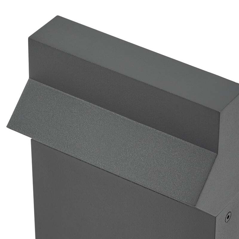 Arcchio Wegeleuchte Gartenleuchte Vonar LED anthrazit 50cm Höhe 7,8W IP65 1405lm - 4255830910142